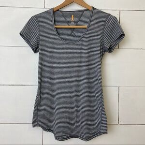 Lucy Gray Striped Short Sleeve Top.  Size XSmall. EUC
